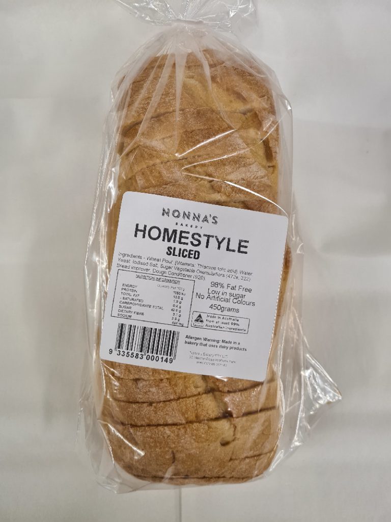 Bread Homestyle Sliced G Nonnas Bakery Three Brothers Fresh